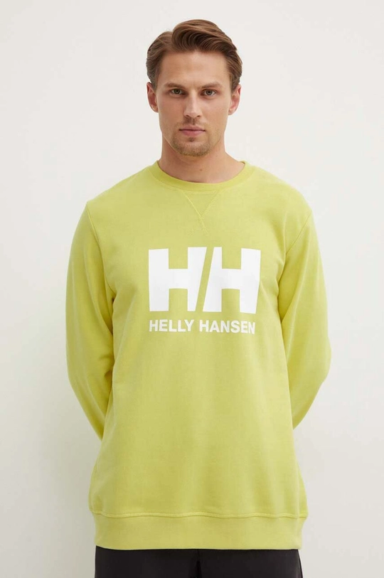 жълт Памучен суичър Helly Hansen Чоловічий