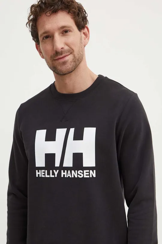 μαύρο Βαμβακερή μπλούζα Helly Hansen