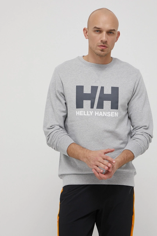 szary Helly Hansen bluza bawełniana