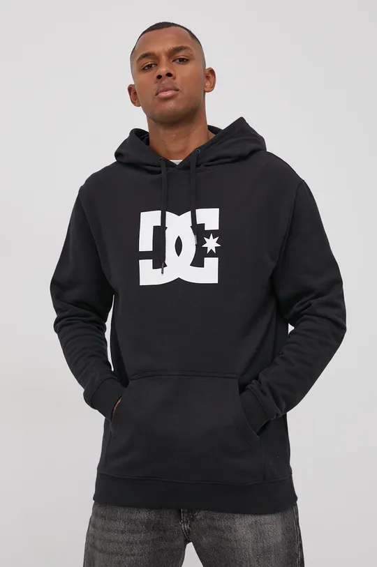 DC bombažni pulover črna