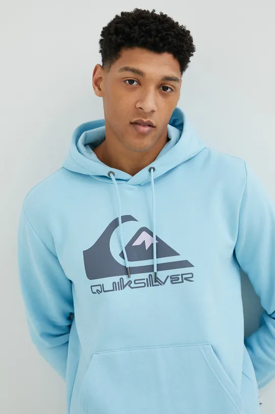 modrá Mikina Quiksilver Pánsky