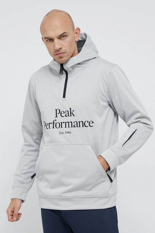 szary Peak Performance Bluza Męski