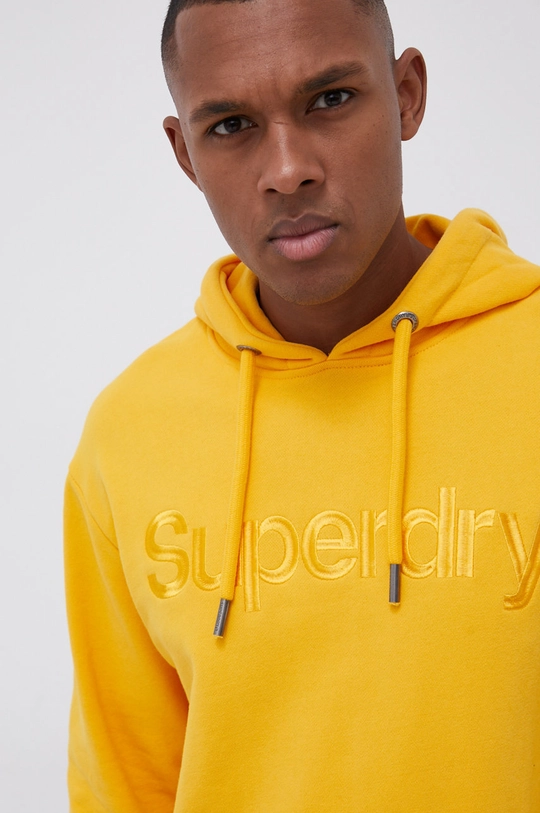 żółty Superdry Bluza Męski