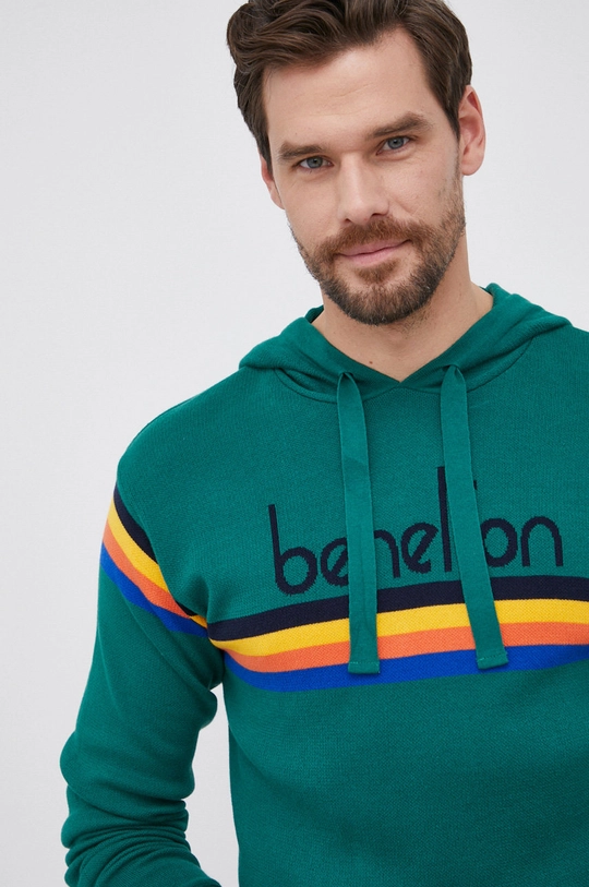 zielony United Colors of Benetton - Sweter