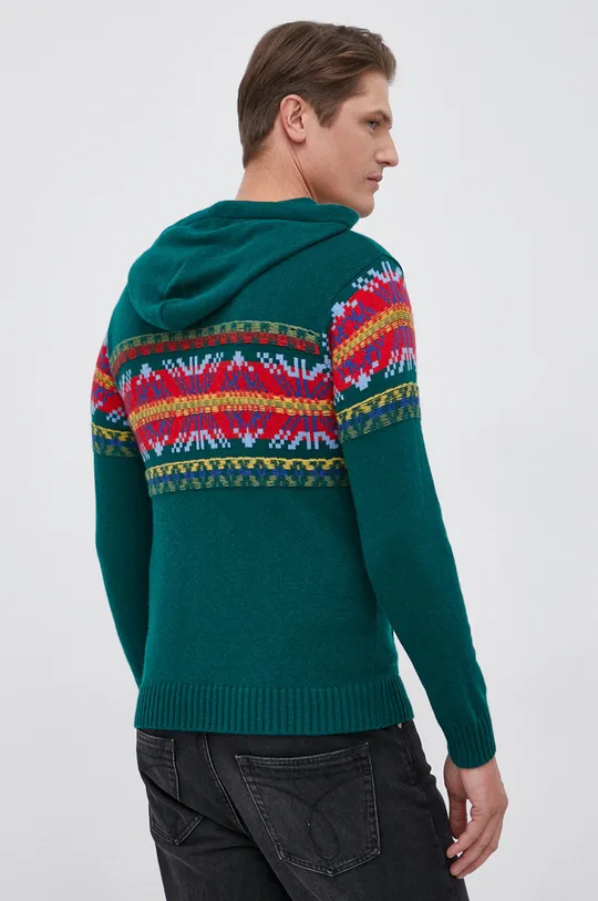 United Colors of Benetton Sweter z domieszką wełny 5 % Kaszmir, 35 % Poliamid, 30 % Wełna, 30 % Wiskoza