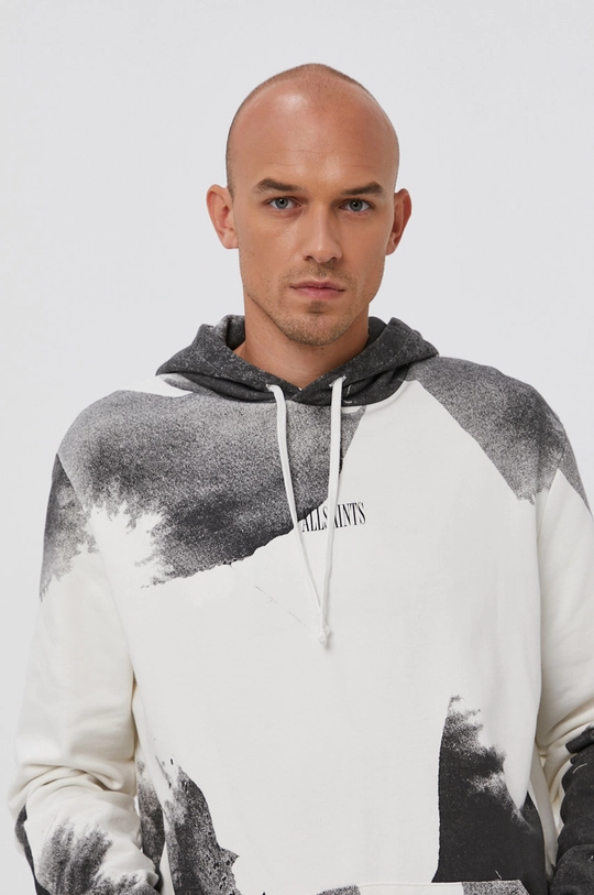 AllSaints Bluza bawełniana SANTANA OTH HOODY Męski