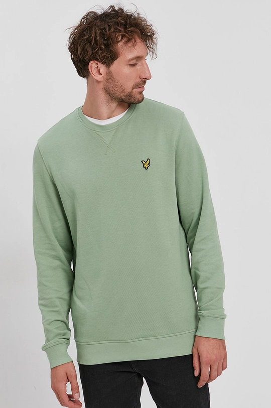 zielony Lyle & Scott - Bluza bawełniana