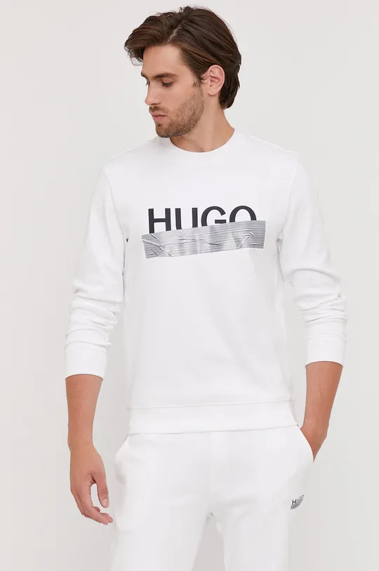 Хлопковая кофта Hugo белый