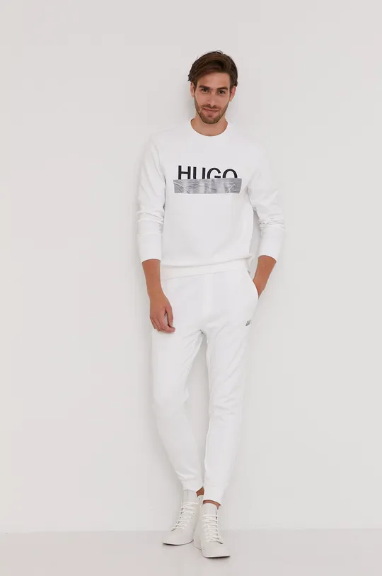 білий Бавовняна кофта Hugo