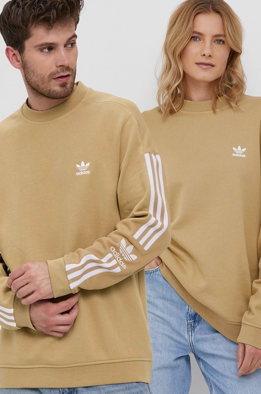 brązowy adidas Originals Bluza H41316 Unisex