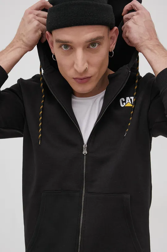 μαύρο Βαμβακερή μπλούζα Caterpillar Unisex