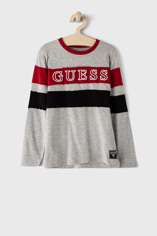 сірий Дитячий лонгслів Guess Для хлопчиків