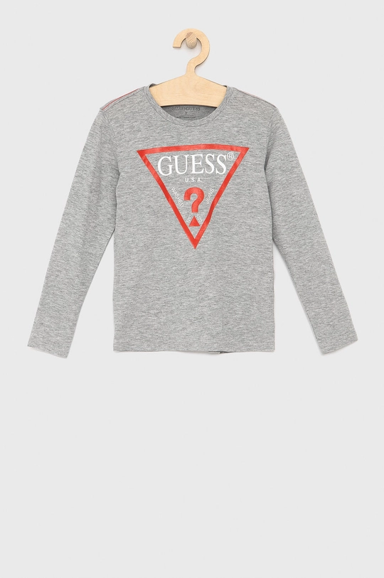 szary Guess Longsleeve dziecięcy Chłopięcy