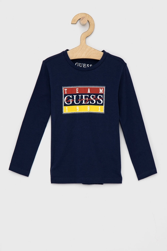 тёмно-синий Детский лонгслив Guess Для мальчиков