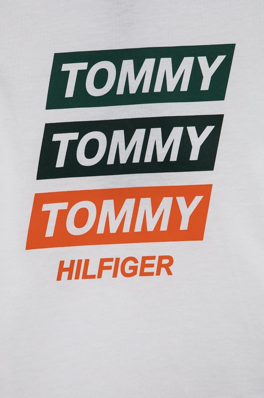 Detská bavlnená košeľa s dlhým rukávom Tommy Hilfiger  100% Bavlna