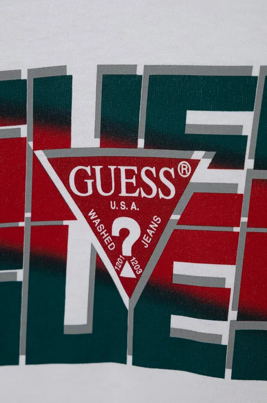 Дитячий бавовняний лонгслів Guess  100% Бавовна