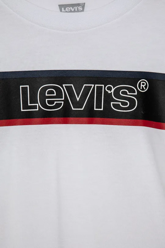 Detské tričko s dlhým rukávom Levi's  60% Bavlna, 40% Polyester