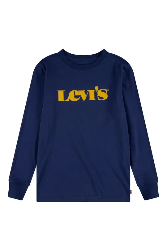 granatowy Levi's Longsleeve dziecięcy Chłopięcy