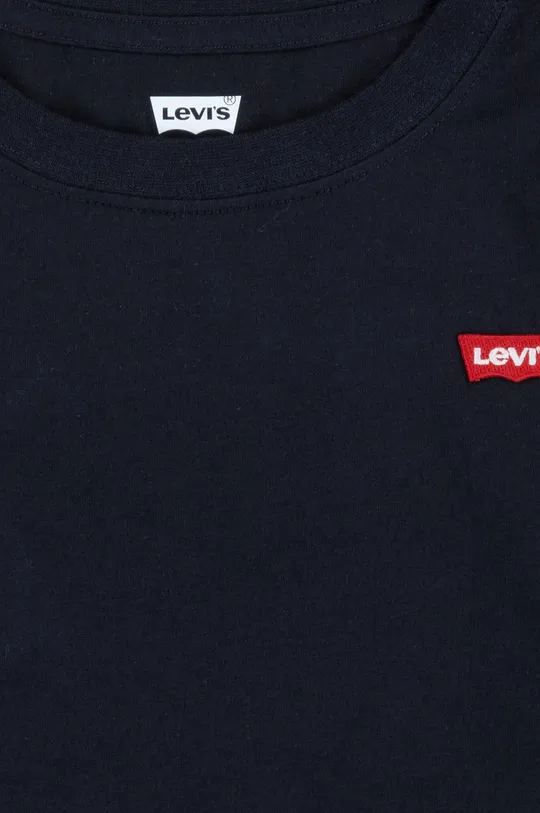 Дитячий лонгслів Levi's чорний