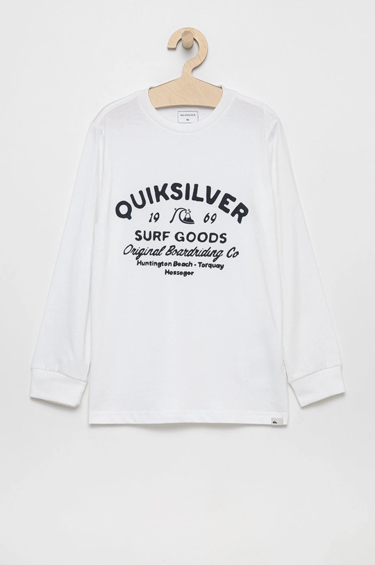 biały Quiksilver Longsleeve dziecięcy Chłopięcy