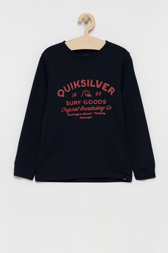 granatowy Quiksilver Longsleeve dziecięcy Chłopięcy