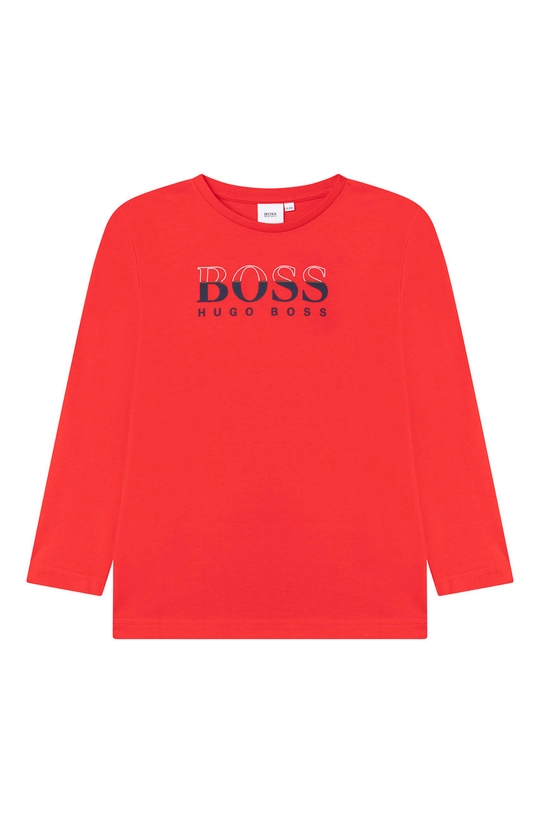 czerwony Boss Longsleeve dziecięcy J25L63.126.150 Chłopięcy