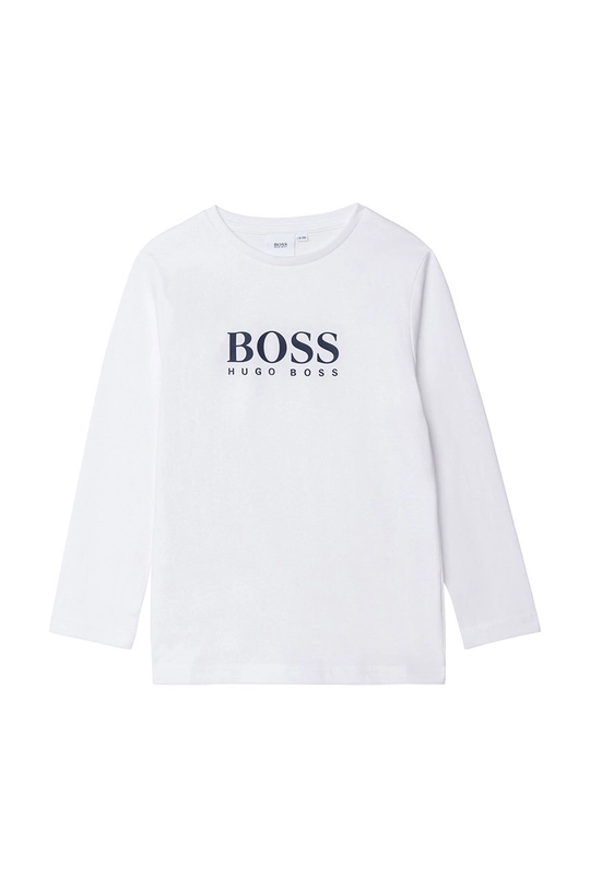 biały Boss Longsleeve dziecięcy J25P21.114.150 Chłopięcy