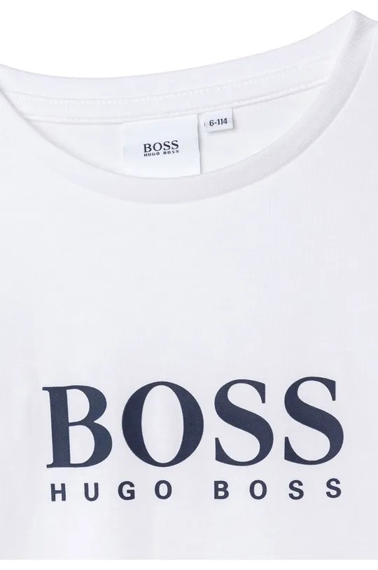 Detské tričko s dlhým rukávom Boss  100% Bavlna