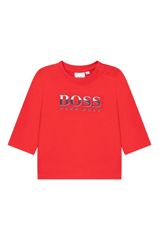 czerwony Boss Longsleeve dziecięcy J05871.74.81 Chłopięcy