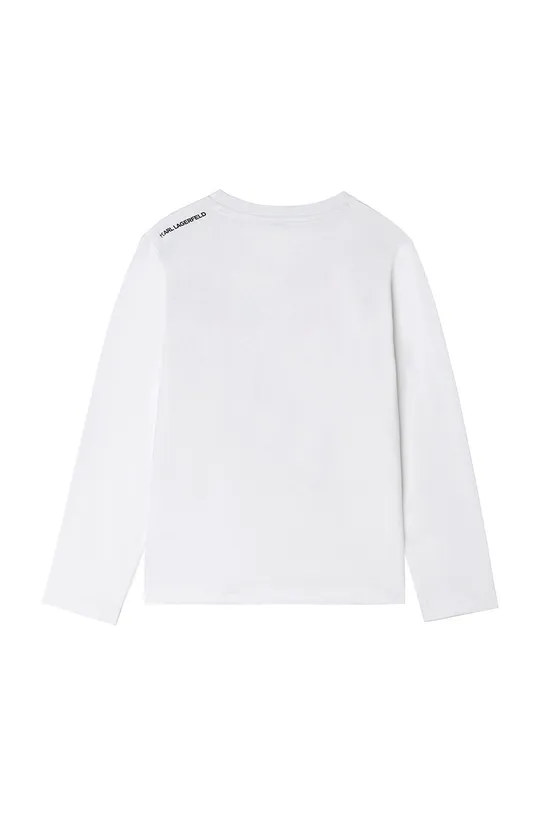 Karl Lagerfeld Longsleeve dziecięcy Z25315.102.108 biały