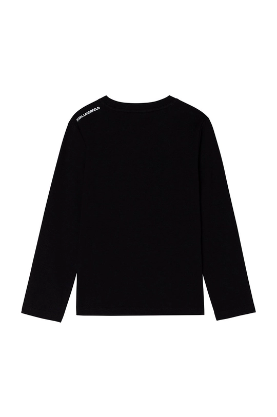 Karl Lagerfeld Longsleeve dziecięcy Z25315.114.150 czarny