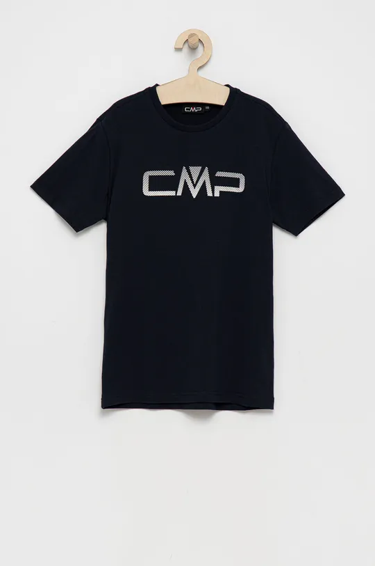 granatowy CMP T-shirt dziecięcy Chłopięcy