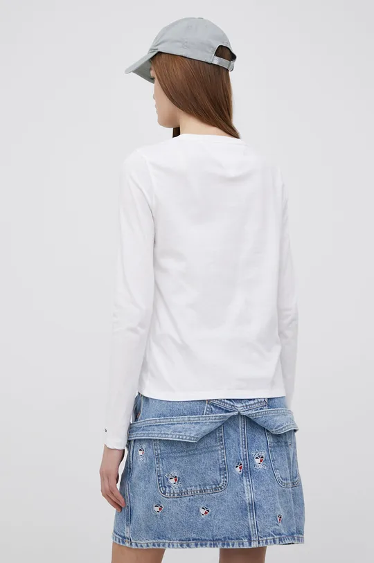 Tommy Jeans - Βαμβακερό πουκάμισο με μακριά μανίκια  100% Βαμβάκι