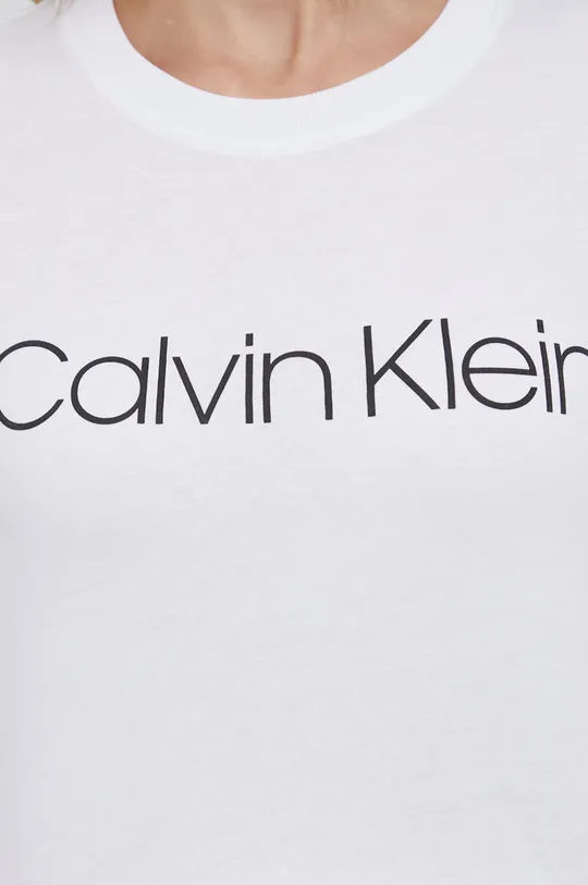 Bavlnené tričko s dlhým rukávom Calvin Klein Dámsky