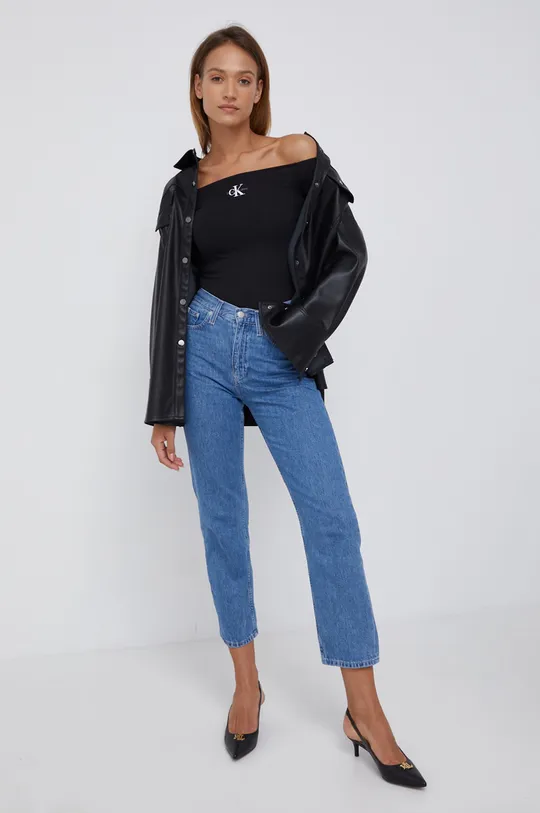 Calvin Klein Jeans Longsleeve J20J216779.4890 czarny