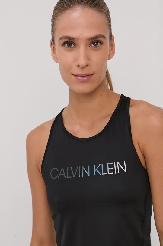 Longsleeve Calvin Klein Performance μαύρο