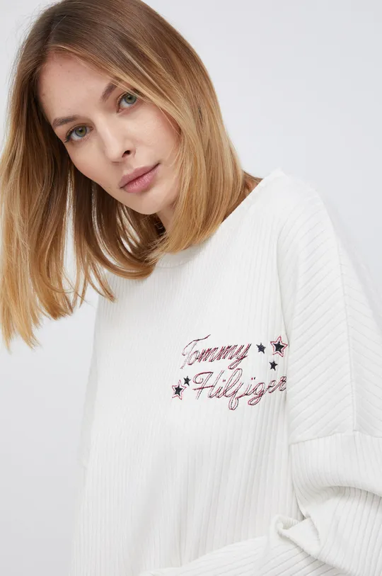 білий Лонгслів Tommy Hilfiger