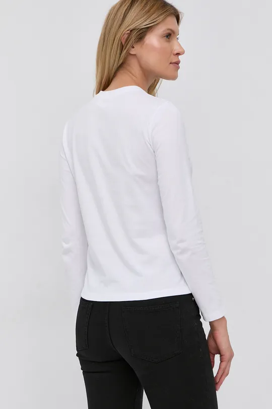 Victoria Victoria Beckham Longsleeve bawełniany Materiał zasadniczy: 100 % Bawełna organiczna, Materiał 1: 50 % Akryl, 50 % Wełna, Materiał 2: 100 % Poliester, Wykończenie: 95 % Bawełna organiczna, 5 % Elastan