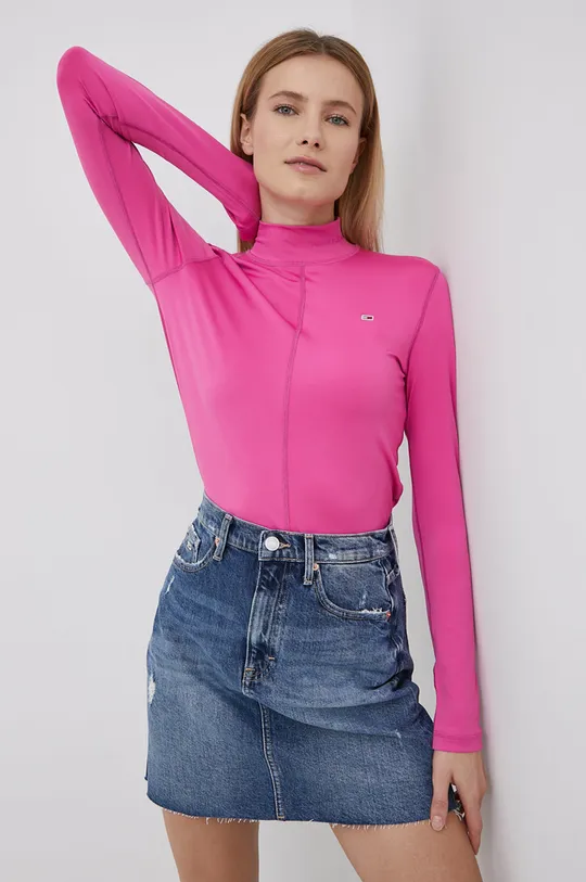 ροζ Longsleeve Tommy Jeans Γυναικεία