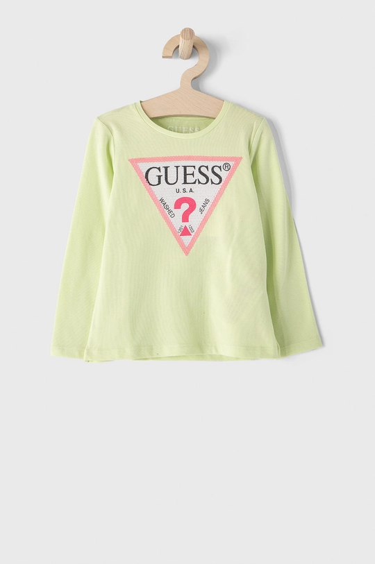 жовтий Дитячий лонгслів Guess Для дівчаток