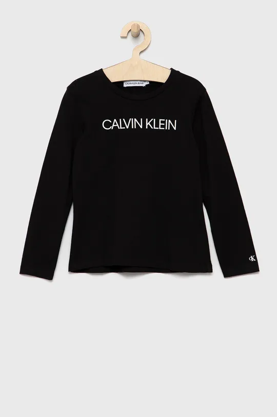μαύρο Παιδικό μακρυμάνικο Calvin Klein Jeans Για κορίτσια