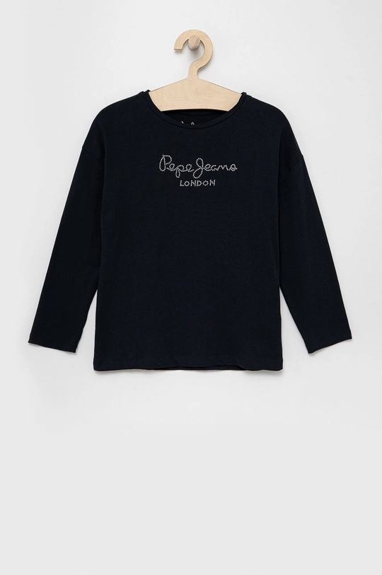 granatowy Pepe Jeans Longsleeve dziecięcy Dziewczęcy