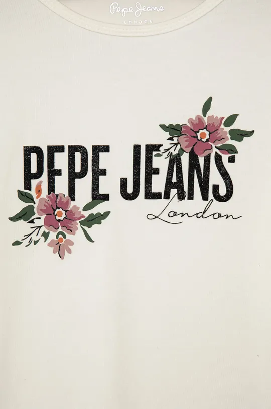 Detské tričko s dlhým rukávom Pepe Jeans  95% Bavlna, 5% Elastan