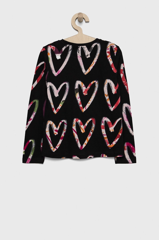 Desigual Longsleeve bawełniany dziecięcy 21WGTK14 100 % Bawełna, Wskazówki pielęgnacyjne:  prać w pralce w temperaturze 30 stopni, nie suszyć w suszarce bębnowej, nie wybielać, prasować w średniej temperaturze, Nie czyścić chemicznie