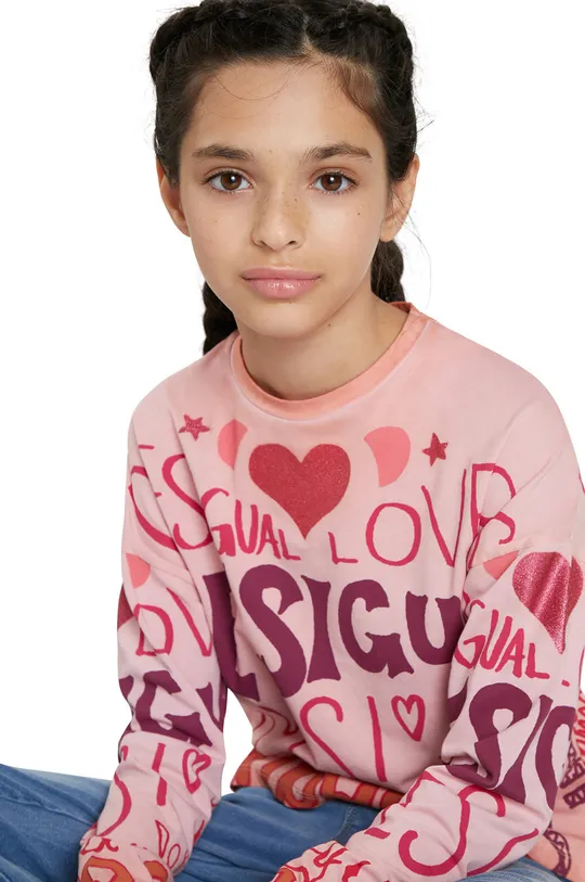 Detské tričko s dlhým rukávom Desigual Dievčenský