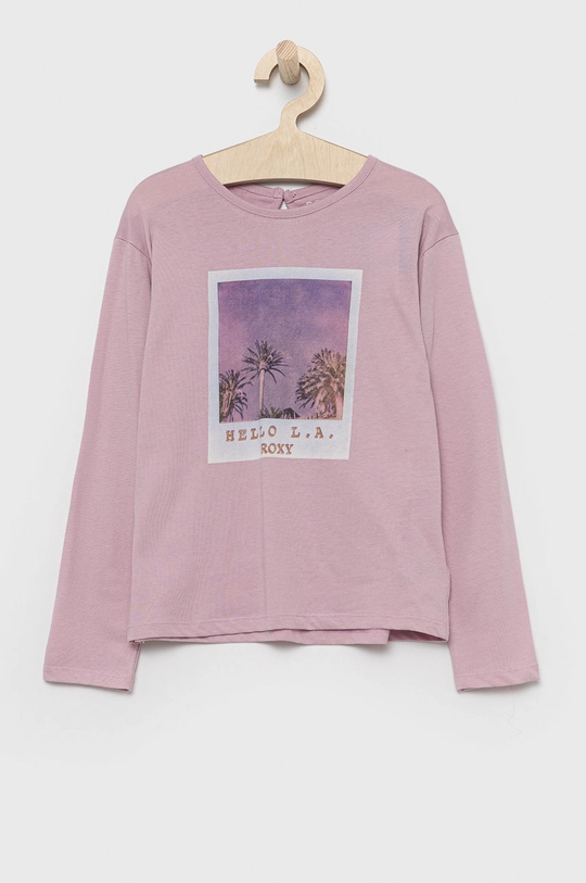 fioletowy Roxy Longsleeve dziecięcy Dziewczęcy