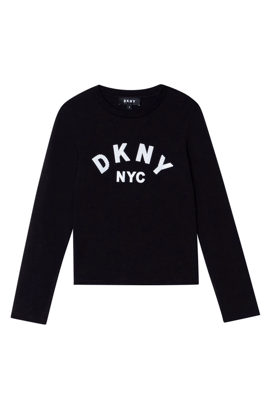 чёрный Детский лонгслив Dkny Для девочек