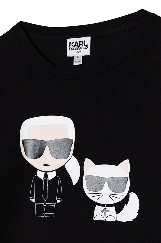 Karl Lagerfeld - Longsleeve dziecięcy Z15323.156.162 47 % Bawełna, 7 % Elastan, 46 % Modal