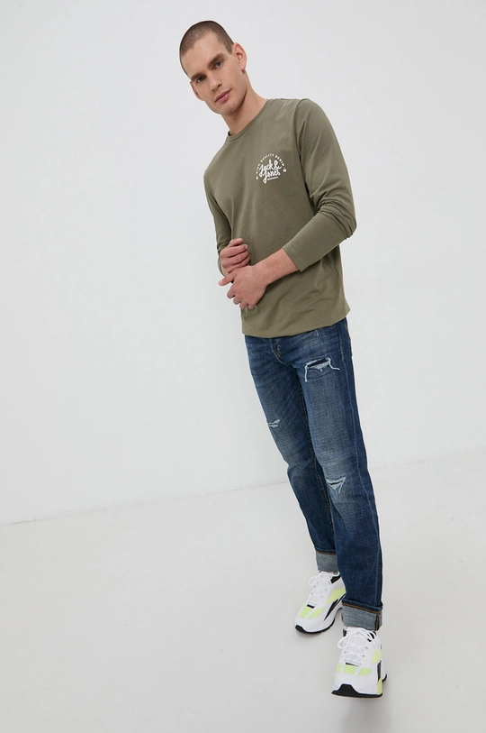 Jack & Jones Longsleeve zielony