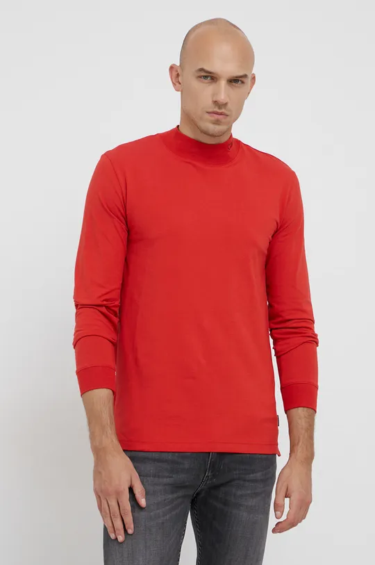 červená Tričko s dlhým rukávom Calvin Klein